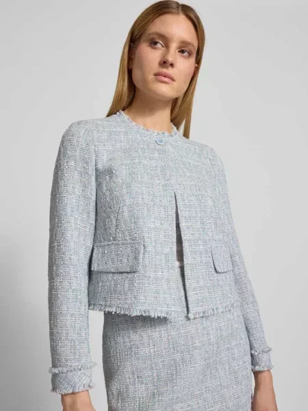 Marynarka w bouclé o kroju regular fit Marc Cain