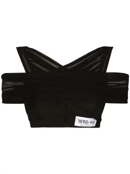Cropp top Dolce & Gabbana negru