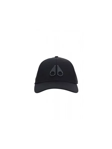 Czapka z daszkiem Moose Knuckles z logo czarna
