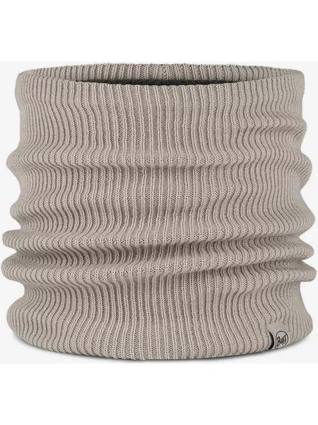 Czapka Buff Knitted&Fleece Renvi jasny beżowy