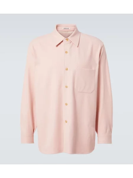 Volnena srajca Auralee roza