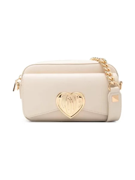 Torebka crossbody Love Moschino beżowa