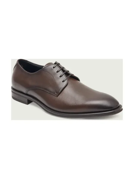 BOSS BLACK Bőr derby cipő Derrek_derb_burb fekete