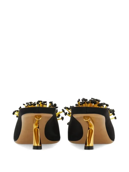 Papuci tip mules Ferragamo negru