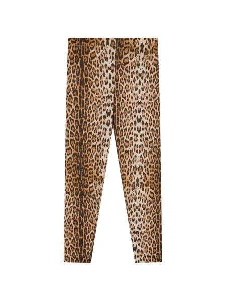Legginsy dziecięce Roberto Cavalli brązowe
