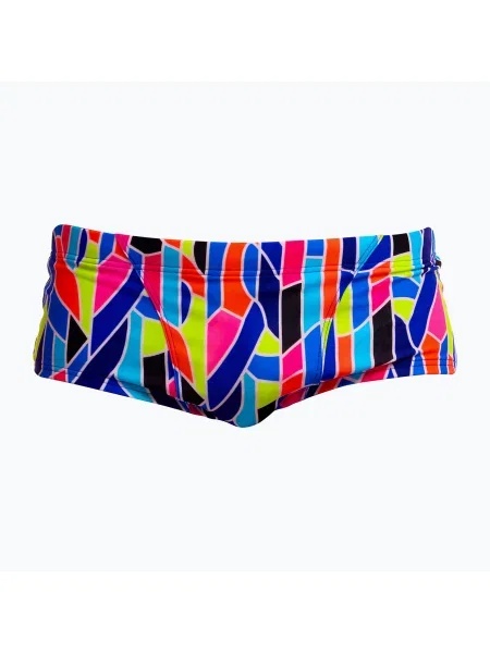 Férfi úszó boxeralsó Funky Trunks Classic Trunks fault lines. Méret: S