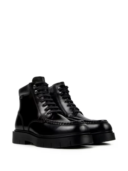 Botine Camper cu șireturi din dantelă negru