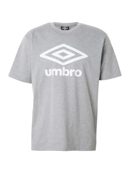 UMBRO Tričko Team šedá bílá