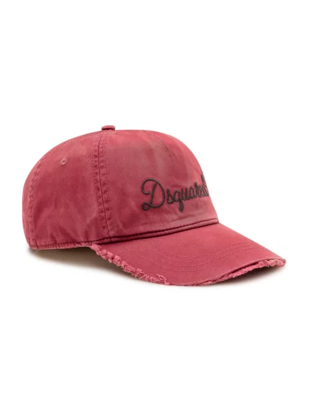 Czapka z daszkiem Dsquared2 czerwona