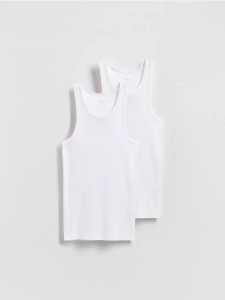 Трусы Reserved в рубчик белые