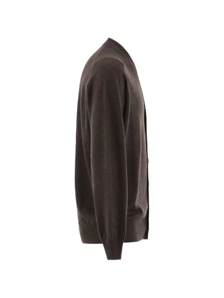 Cardigan Brunello Cucinelli din cașmir gri
