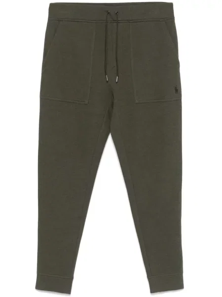 Hlače Polo Ralph Lauren s herringbone uzorkom smeđa