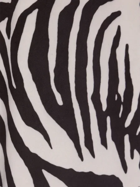 Hlače Duran Lantink s printom sa zebra printom crna