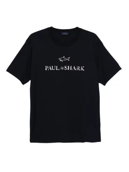 Tricou Paul & Shark cu imagine albastru