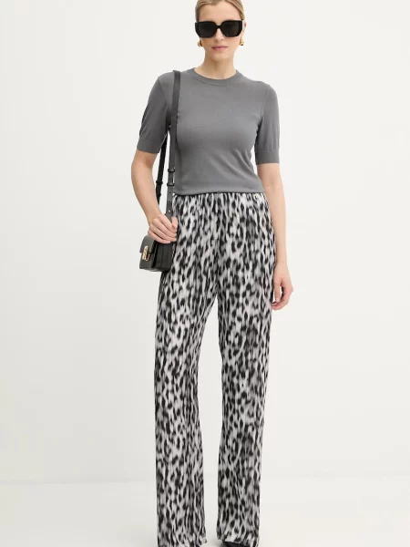 Silvian Heach spodnie LEGABIO szerokie high waist czarny