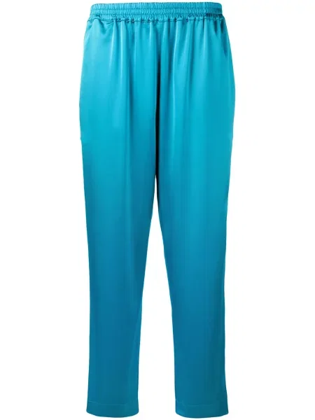 Talie elastică pantaloni Gianluca Capannolo albastru