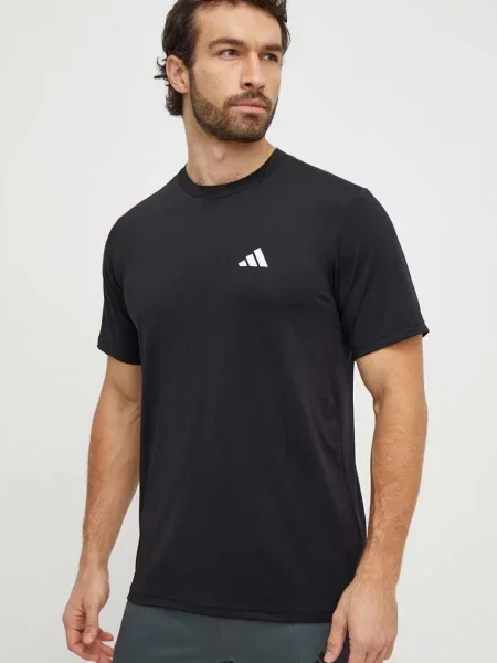 Tricou Adidas Performance stretch negru