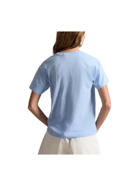 Polo Ralph Lauren Koszulki Kobieta L Knit T-Shirt niebieski