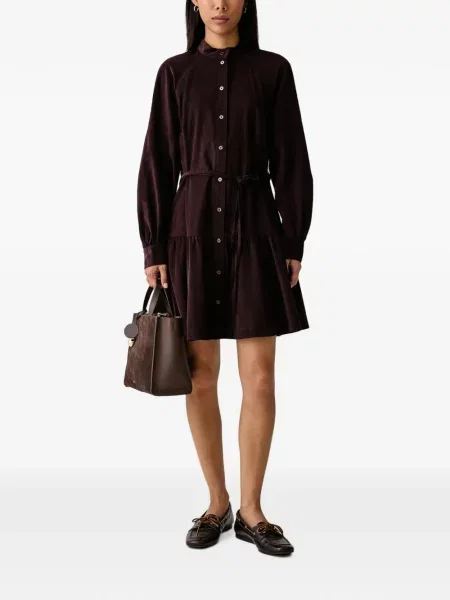 Rochie mini Marc O'polo de catifea cord violet