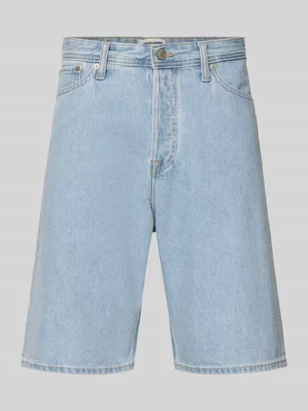 Szorty jeansowe o kroju baggy z wpuszczanymi model ALEX' Jack & Jones