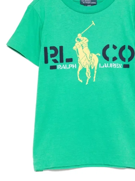 Koszulka polo dziecięca Polo Ralph Lauren zielona
