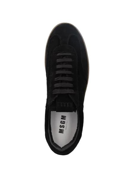 Sneakerși Msgm din piele negru