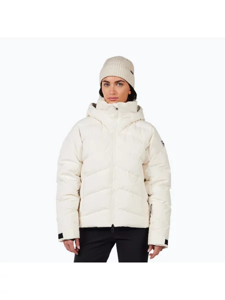 Geacă de schi pentru femei Rossignol Wispile Ripstop Down nature white alb
