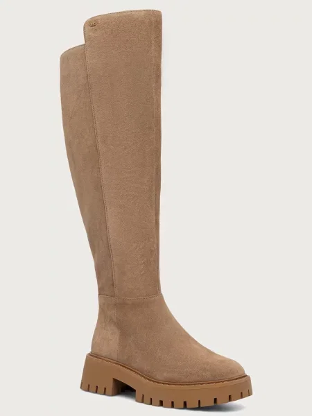 MICHAEL Michael Kors čižmy dámske semišové Asher Boot béžová