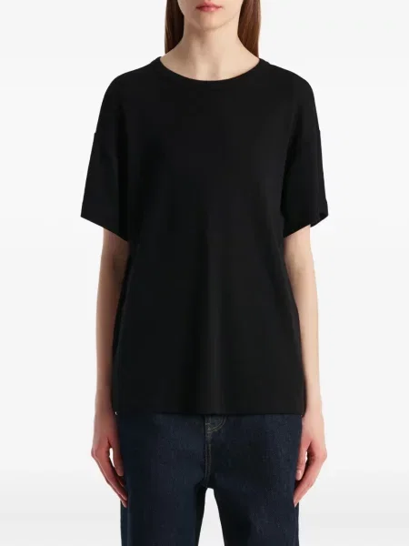 Tricou Khaite din cașmir negru