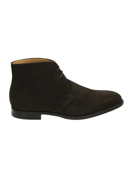 Botki Crockett & Jones zamszowe casual brązowe