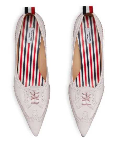 Pantofi cu toc Thom Browne din piele roz