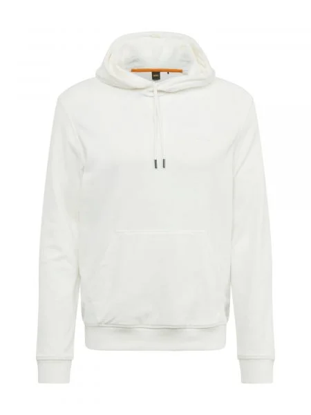 BOSS ORANGE Hanorac Wetowelhood | Relaxed fit alb