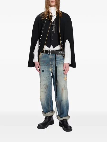 Vestă Ann Demeulemeester de lână negru