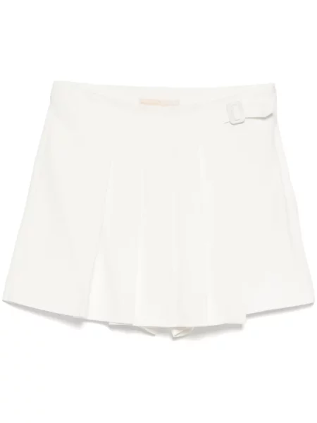 Szorty Ermanno Scervino plisowane białe