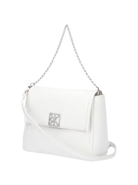 Crossbody kabelka Calvin Klein biela
