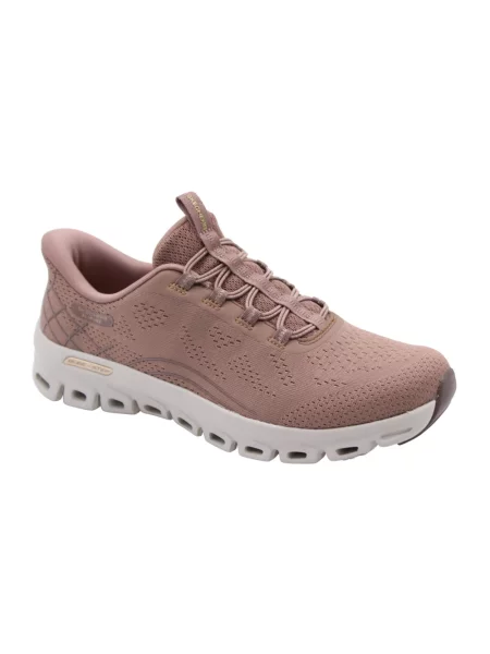 Sneakersy Skechers brązowe
