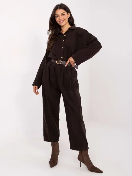 Pantaloni Italy Moda maro