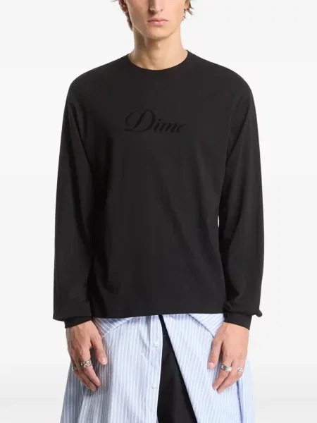 Lung tricou Dime negru
