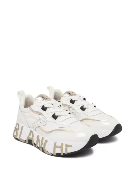 Sneakerși Voile Blanche cu imagine alb