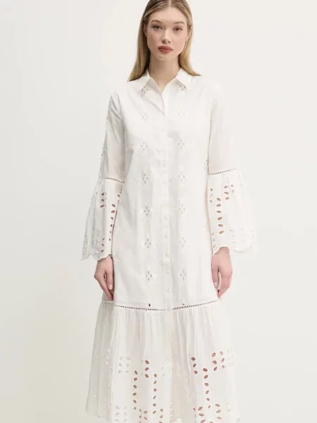 Desigual rochie din ORLEANS midi drept alb