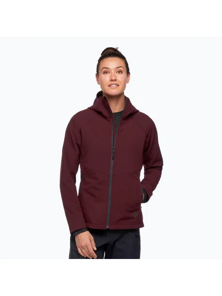 Olcsóbban. Női softshell dzseki Black Diamond Element bordeaux-i színű kabát. Méret: M fekete