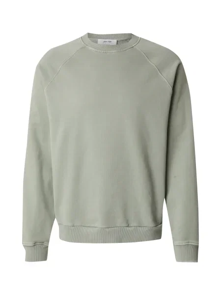 DAN FOX APPAREL Sweater majica Yigit pastelno zelena