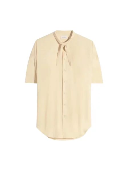 Koszula Lemaire z krótkim rękawem żółta