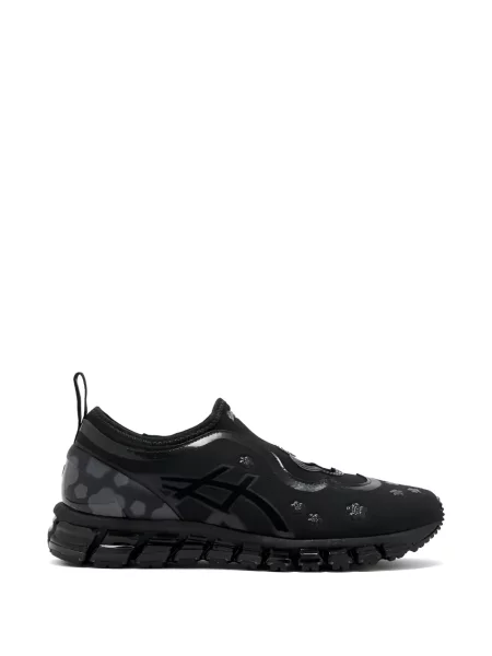 Sneakerși Asics cu model floral cu aplicații negru