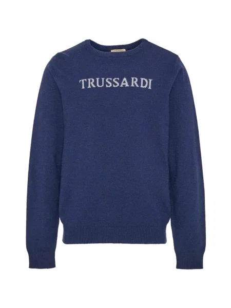 Sweter dziecięcy Trussardi niebieski
