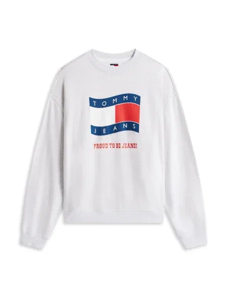 Palton Tommy Jeans alb