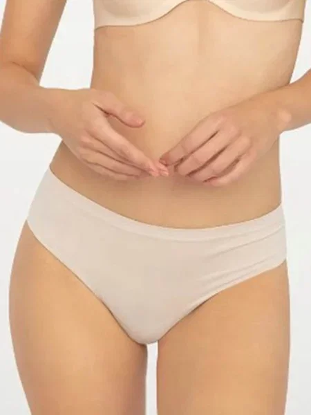 Бесшовные однотонные трусики FIGI_GATTA_BRAZYLIANY_COCO білі