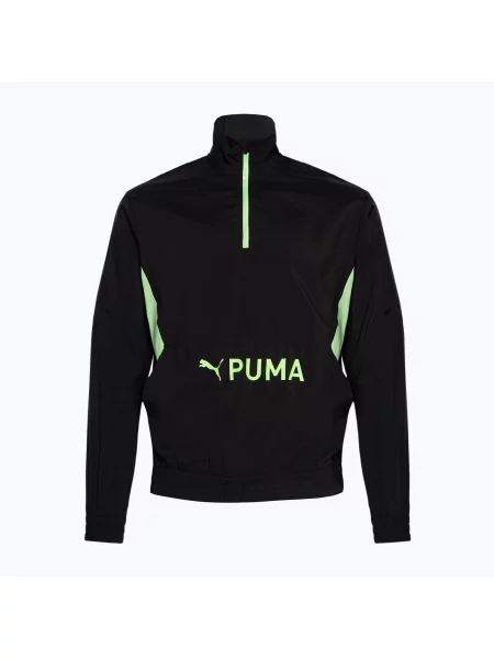 Tréninková mikina PUMA Fit Heritage Woven 51 černá