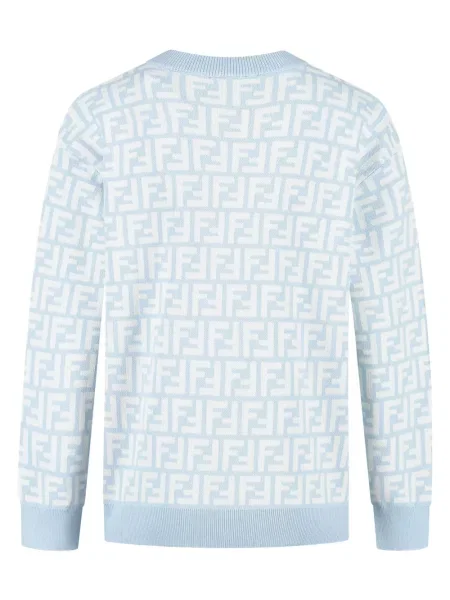 Sweter dziecięcy Fendi niebieski