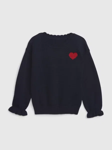 Sweter Gap z falbankami czarny